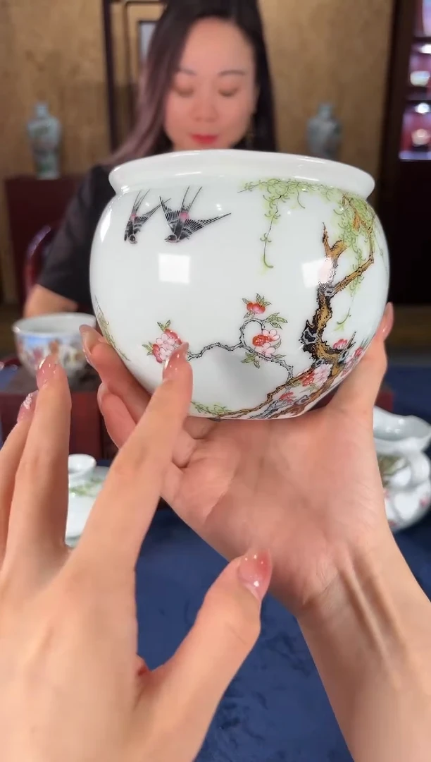 【闪购商品】杯成窑         青白瓷粉彩