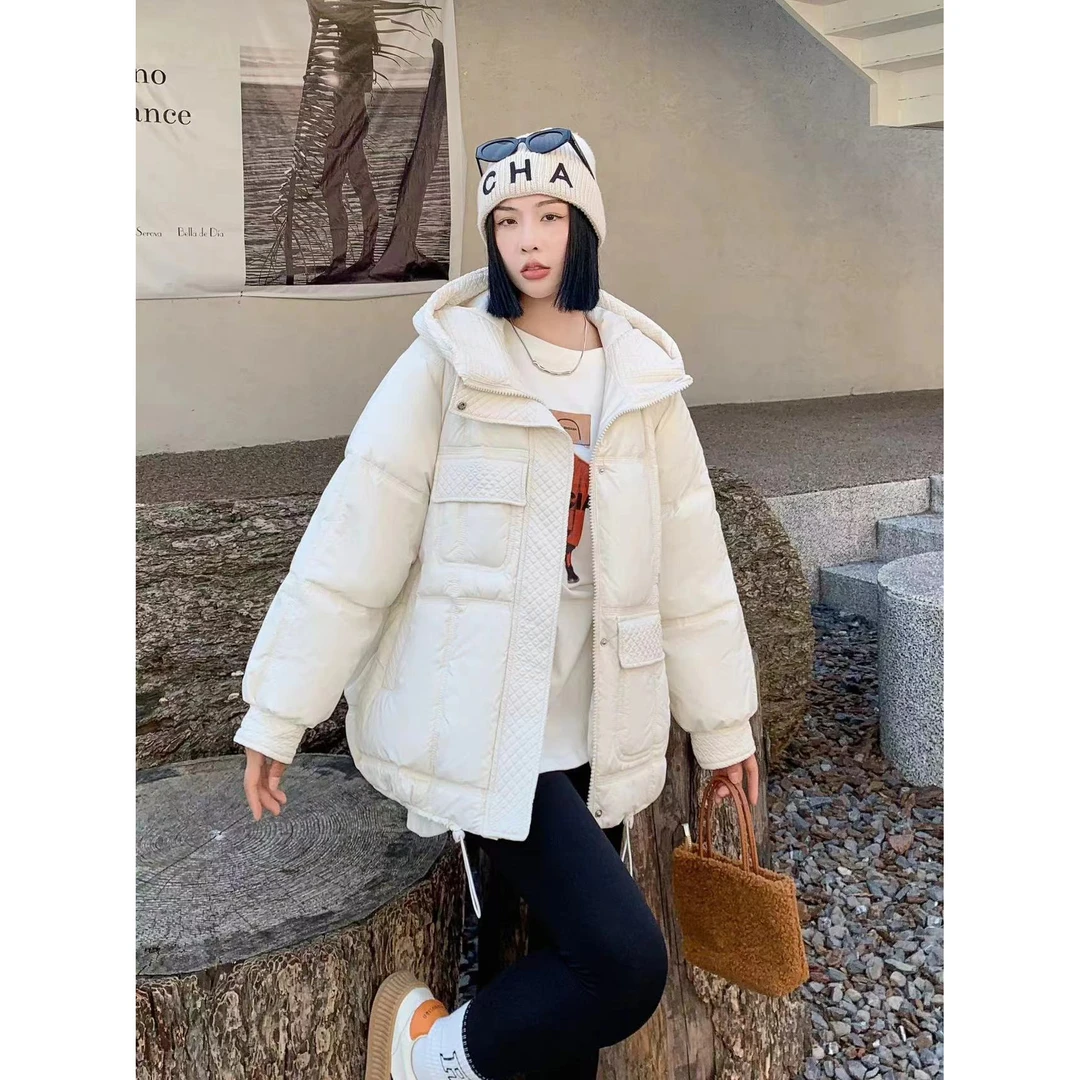 【苏苏精选】8922潮流别致休闲连帽棉服