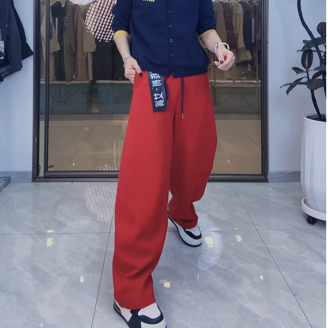 【苏苏精选】910011新款百搭休闲时尚弯刀裤