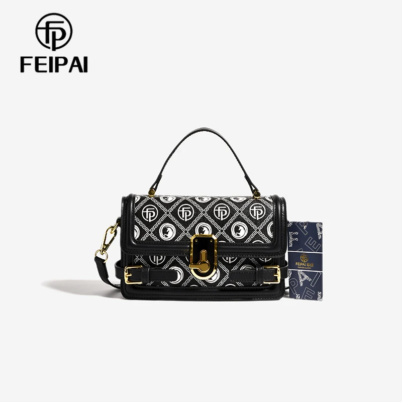 FEIPAI/菲派2024上新时尚百搭女包包包女单肩包斜挂包小方包1003