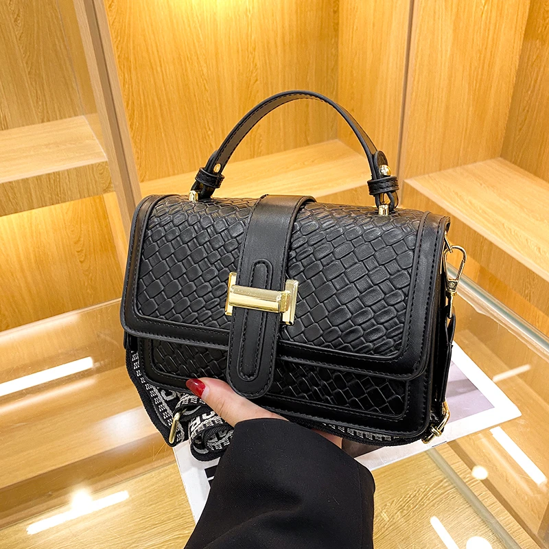 网红女士爆款编织手提包韩版百搭时尚单肩斜挎小包潮包包5003XH