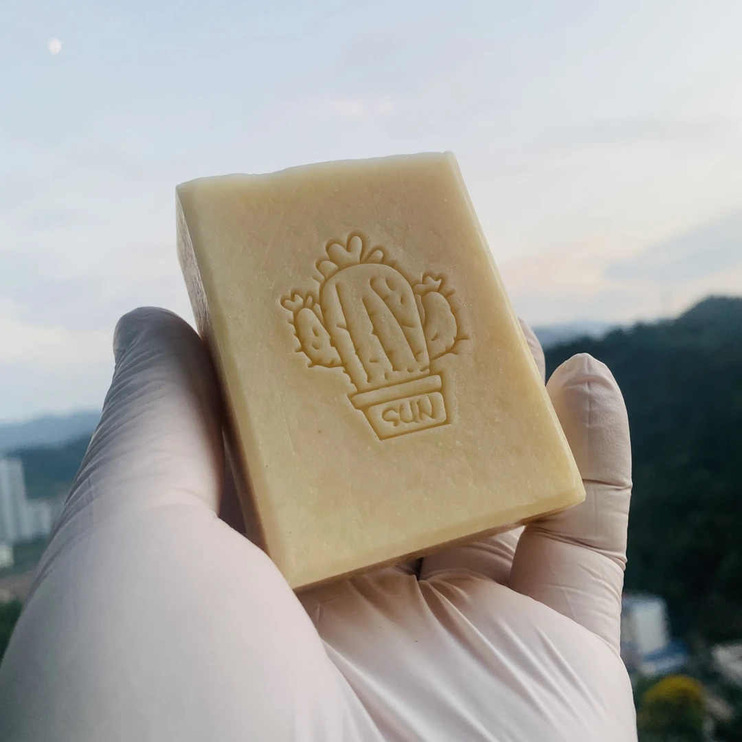仙人掌洁面沐浴皂手工冷制皂