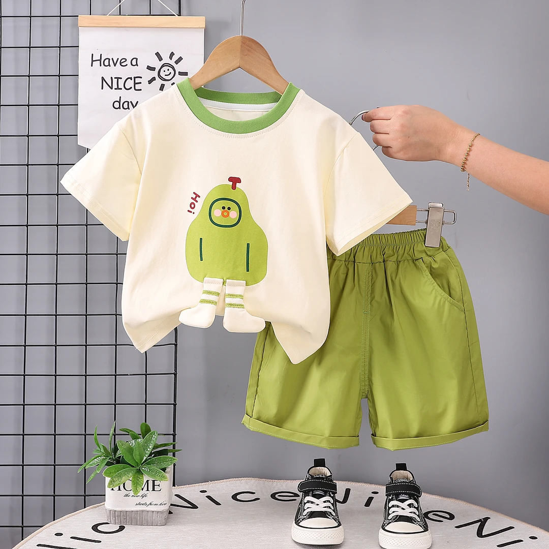 XTLL高能感夏季男童时尚套装2024新款儿童装休闲衣服夏季夏装中性