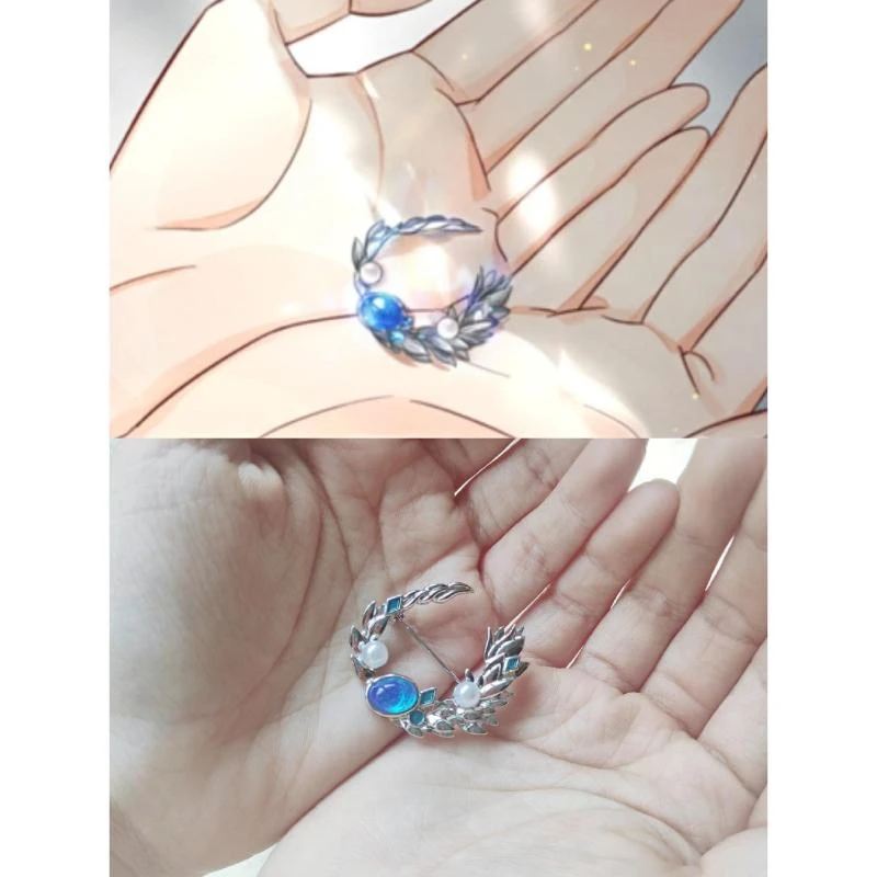 萧逸胸针光与夜之恋COS同人衍生周边饰品美谷道具