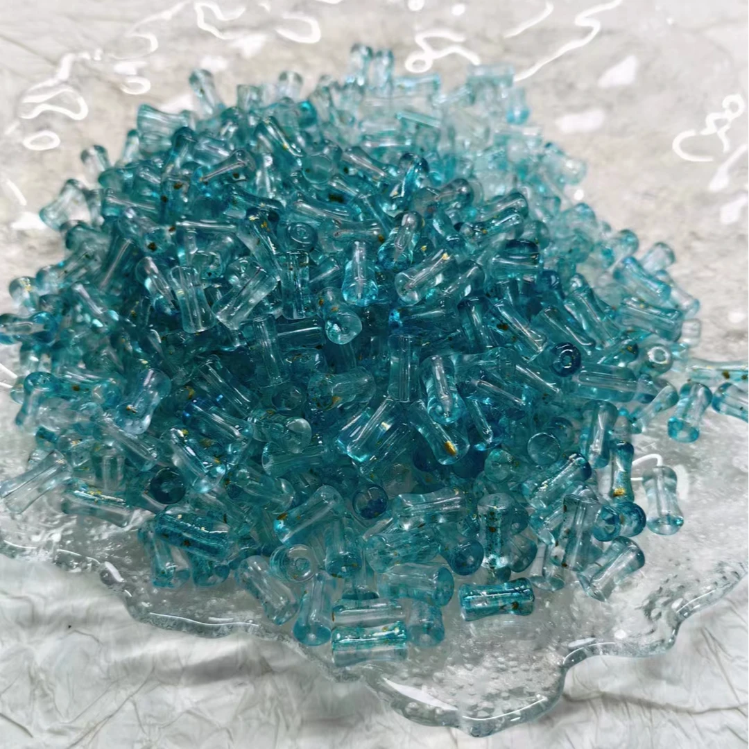 琉璃珠珠diy手工串珠下单粉色黄色紫色墨绿色库存瑕疵颜色端午节