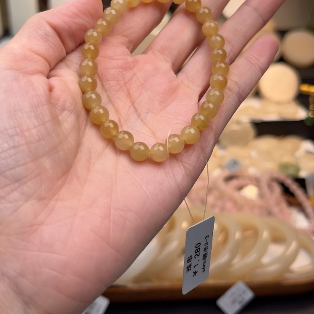 和田玉颈饰未镶嵌南***水