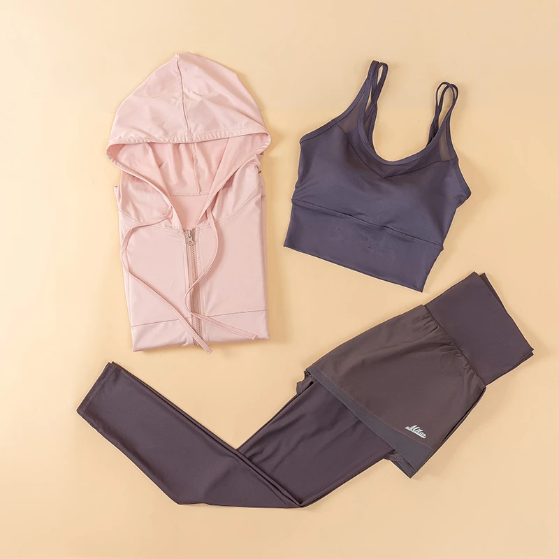 运动套装女时尚夏季夏装薄款显瘦跑步健身房专业晨跑瑜伽服速干衣