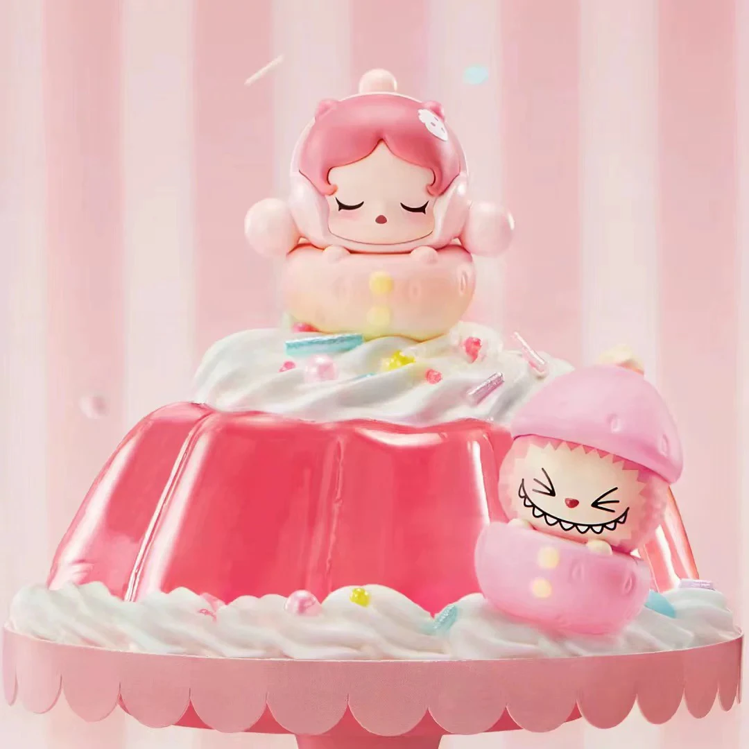 泡泡家 烤面包系列草莓系列萌粒娃娃配件