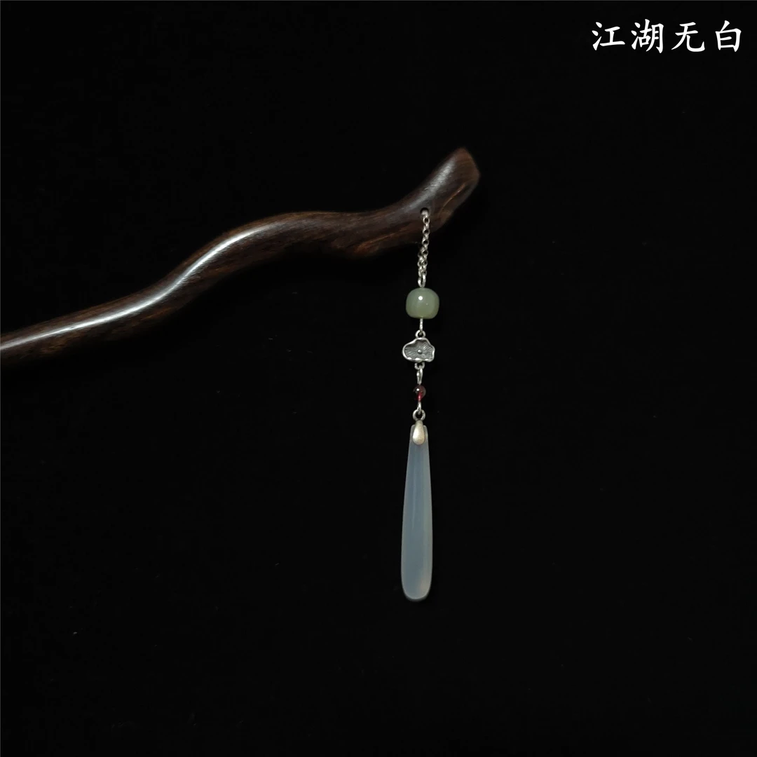 【青荷白露】原创新中式发簪古风汉服新款手工木簪国风发簪子