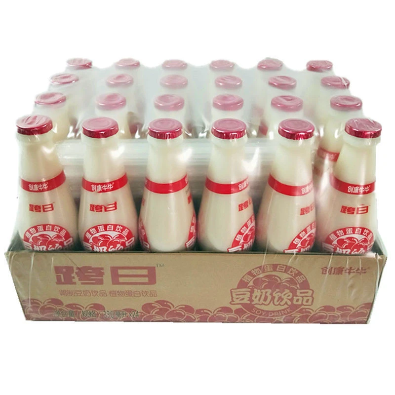 创康牛牛跨日豆奶330ml整箱批发原味麦香味早餐奶植物蛋白饮料