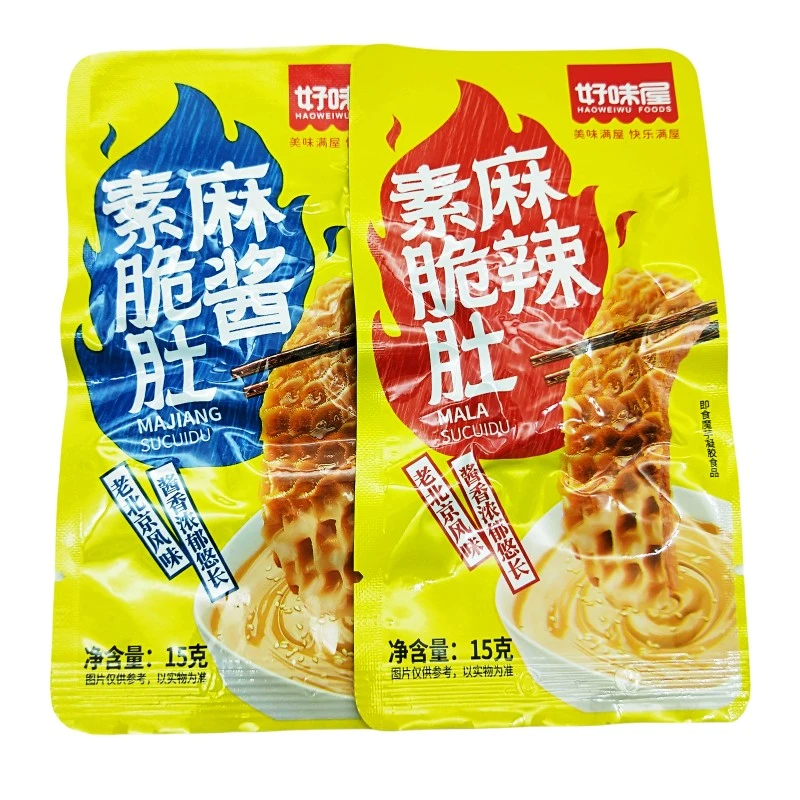 好味屋麻酱素脆肚15克网红休闲零食品麻辣小吃老北京风味小包装