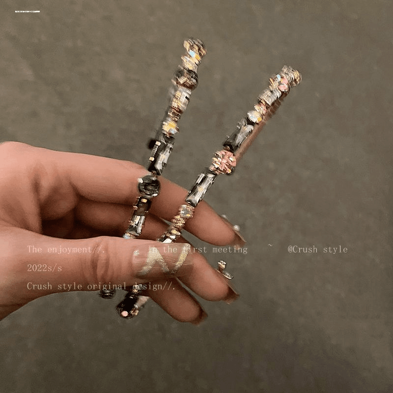 锆石发箍浪漫新款彩钻韩版合金气质水钻日韩头箍法式精致甜蜜头饰