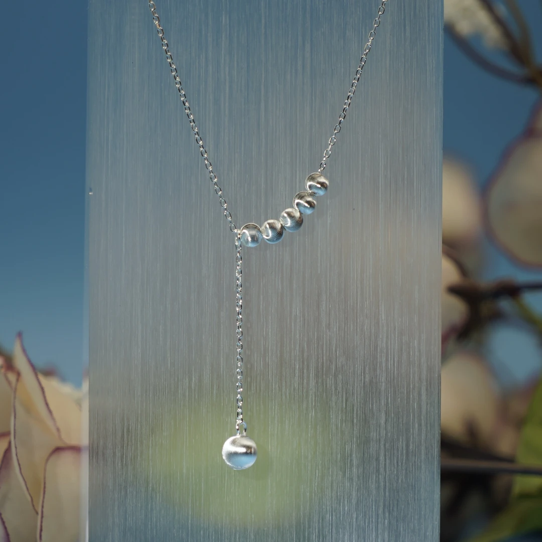 坠链均925银 【寸六十】电银猫眼项链 轻奢气质时尚简约RCZXL-093