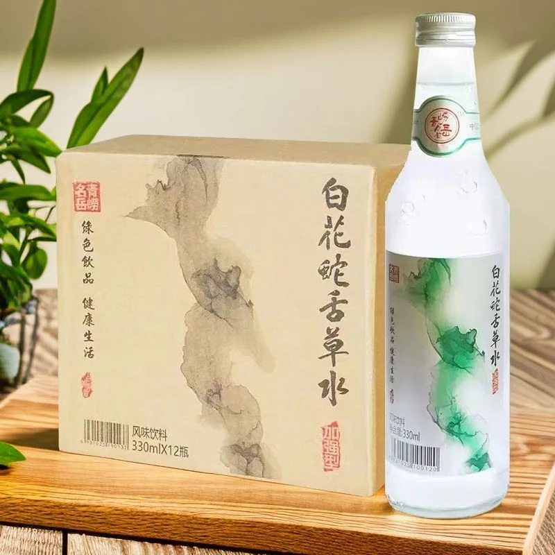 青岛崂山白花蛇草水加强型网红同款难喝饮料整箱百花蛇草水