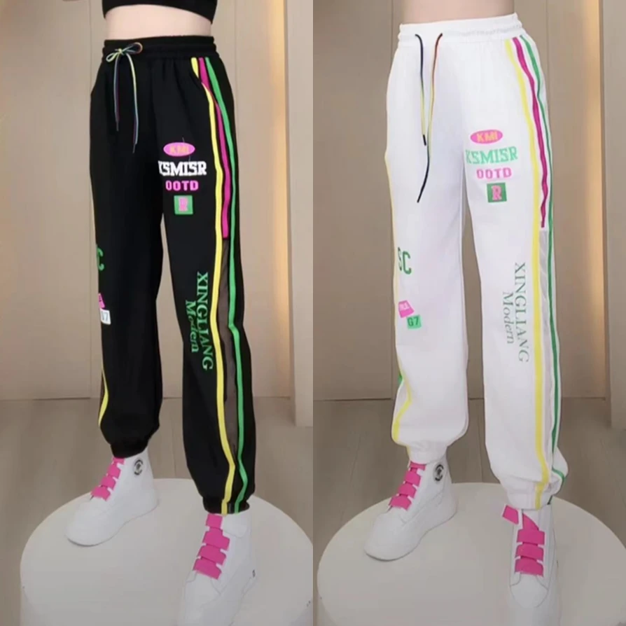 【希帆FA】速干裤 彩条字母LXJ.7101#透气时尚 显高显腿长