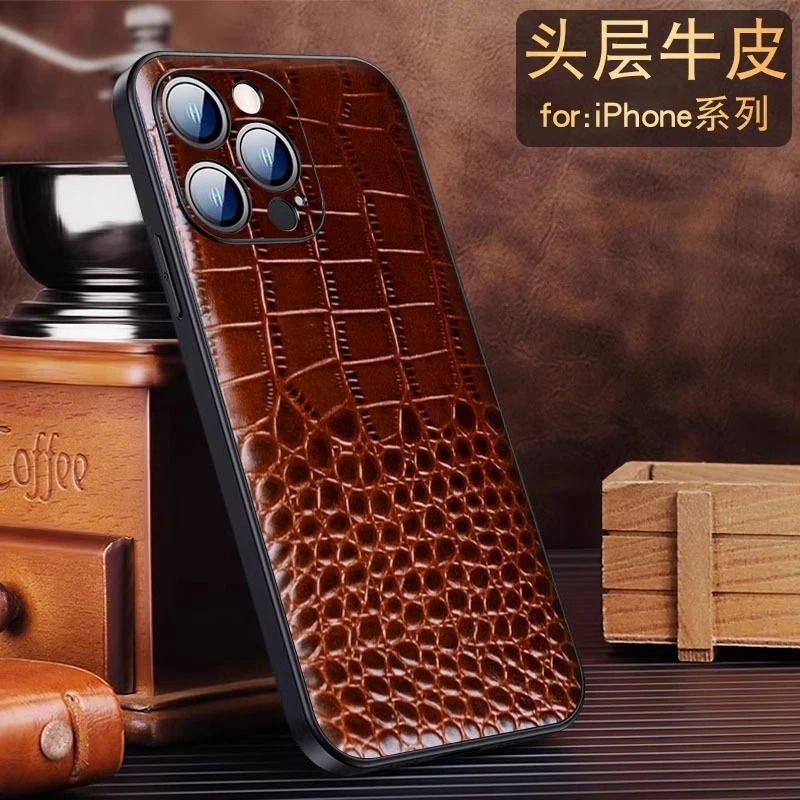 【红米K系列】【真头层牛皮】适用K80Pro手机壳K70至尊版男K60冠军版