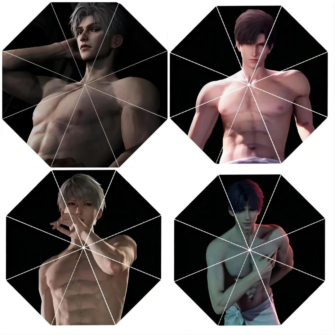 【来了】秦彻沈星回祁煜黎深恋与深空三折全自动防晒晴雨两用雨伞