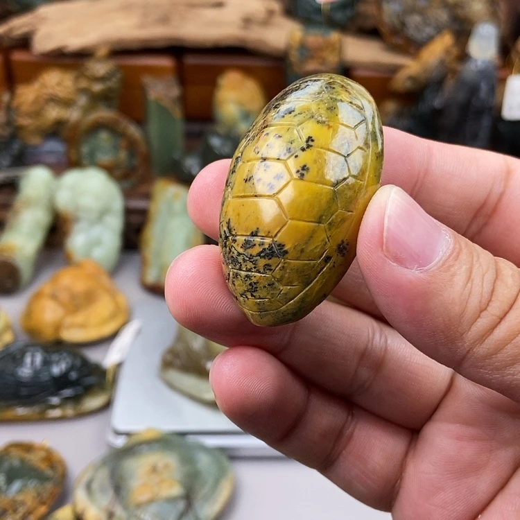 【闪购商品】岫岩河磨玉（透闪石质玉）把件未镶嵌浮**雁