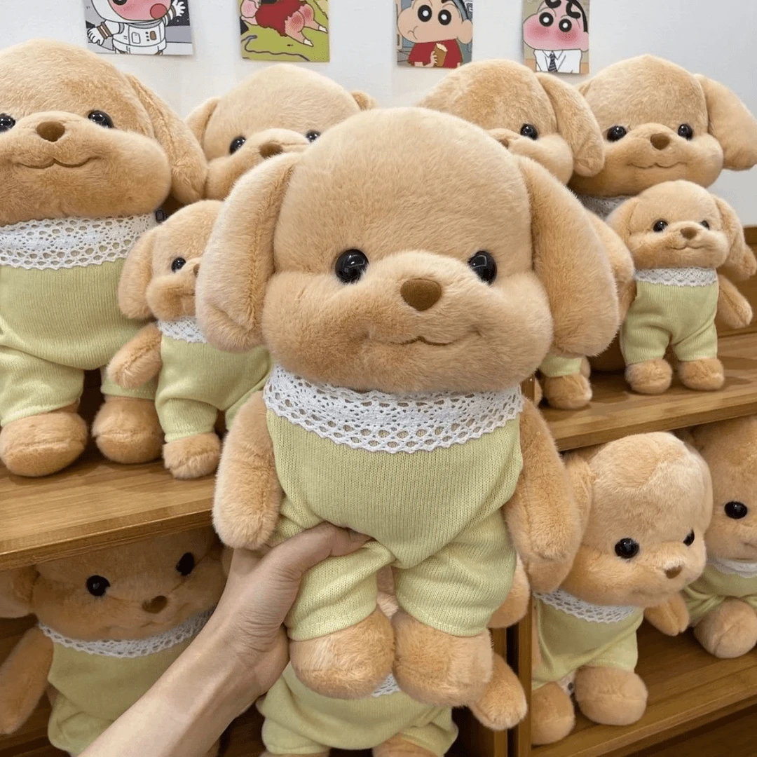 森贝玩偶大号贵宾犬宝宝毛绒公仔玩偶森贝小狗毛绒玩具送朋友礼物