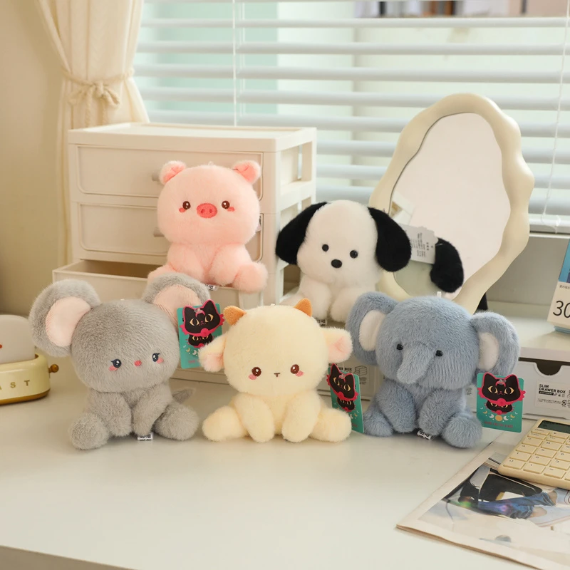 学习陪伴玩偶办公室摆件柔软舒适大象可爱小动物公仔生日节日礼物