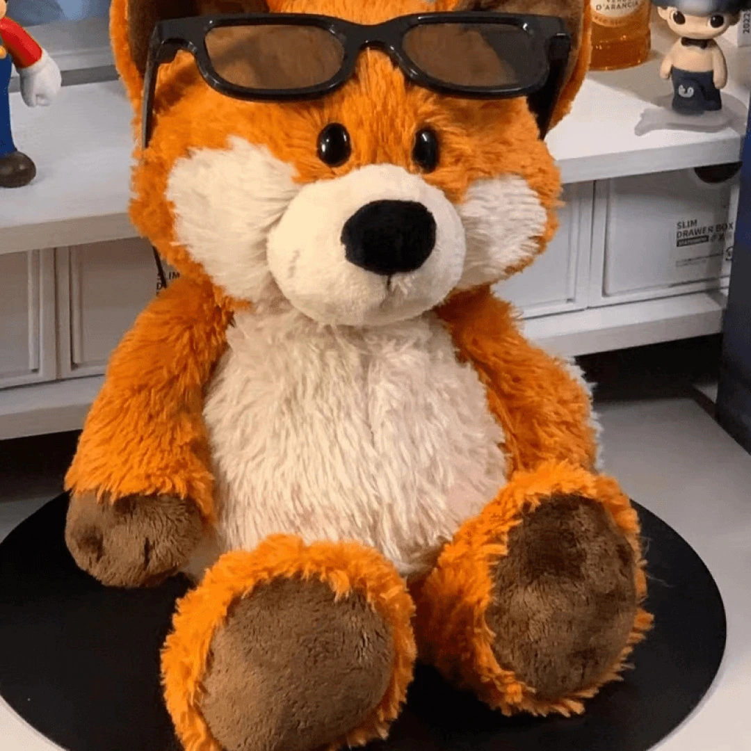 德国NICI狐狸公仔毛绒公仔娃娃儿童毛绒玩具生日礼物玩偶娃娃