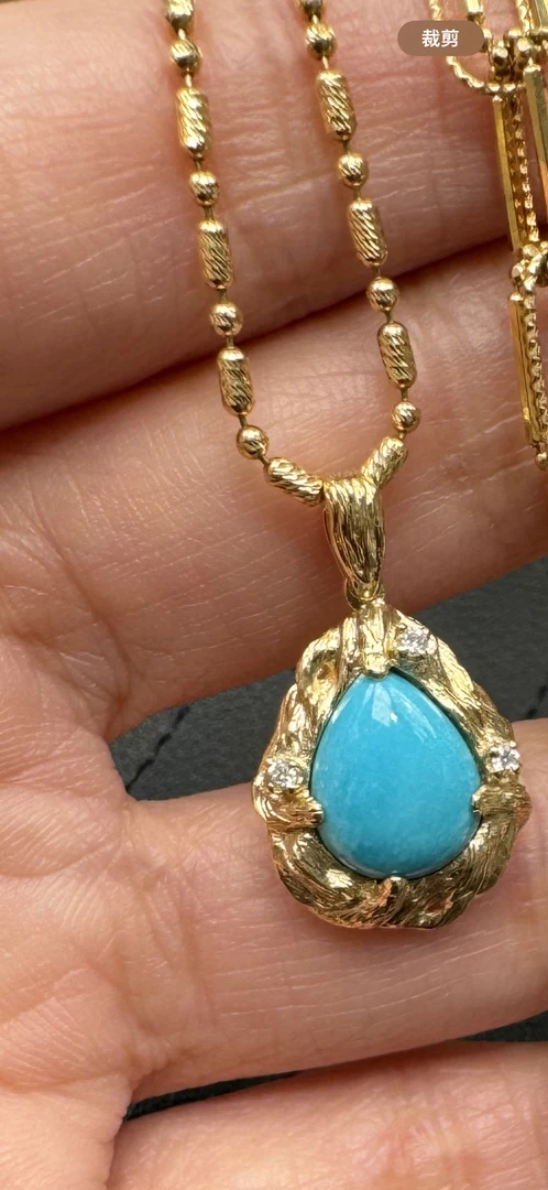 18K美松吊坠8X10主石（不含链）