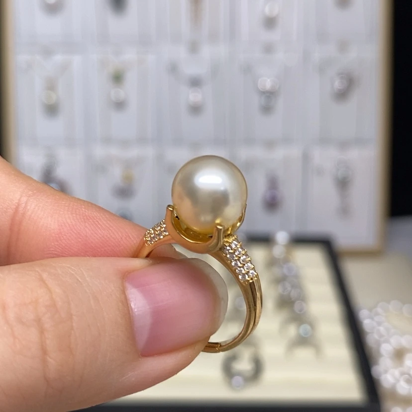 【闪购商品】海水珍珠戒指银S925镶嵌