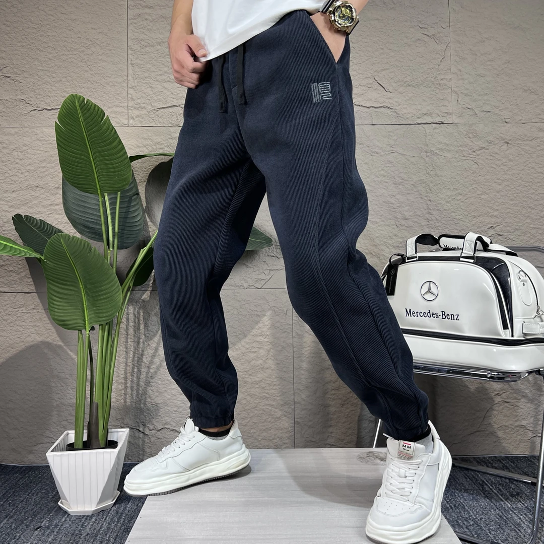 男士秋季新款博奥绒时尚百搭休闲裤AD003