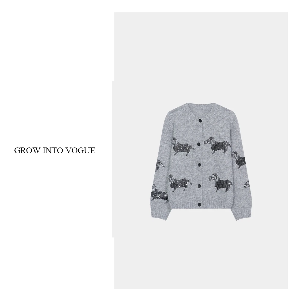 【小余】【蔓诺蒂】针织上衣 M2D320318