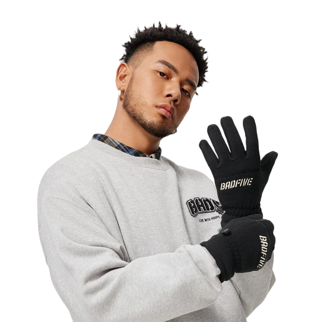 【2024新品】李宁反伍BADFIVE加绒保暖休闲手套ASGU019