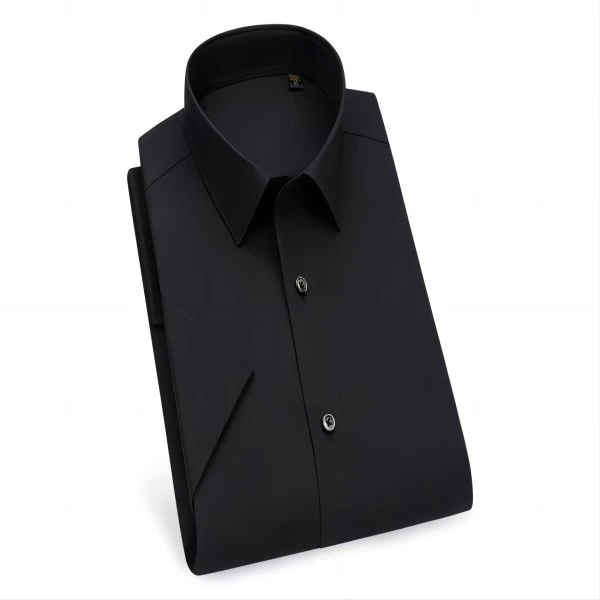 【230支4股成衣免熨衬衫】品定PDING纯棉短袖百搭男士DP商务衬衣