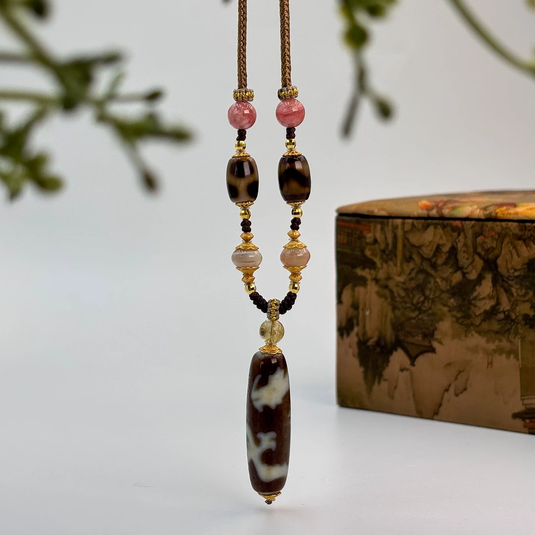 【晟伊】观Y借库珠珠项链+名+日期+地址