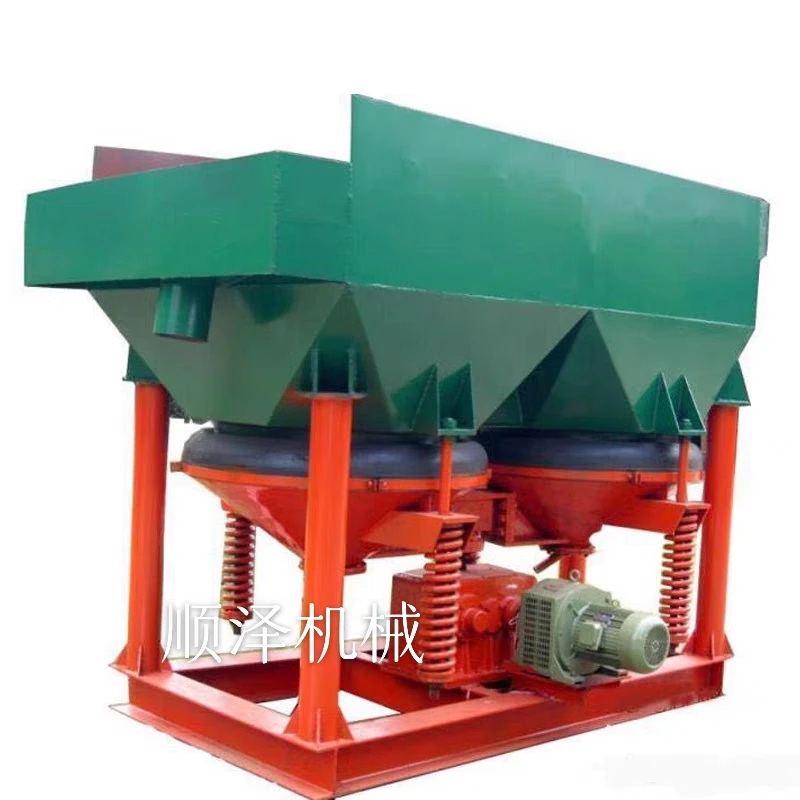 回收锯齿波跳汰机大型双电机沙金选矿钨锡铅锌锰矿跳汰机金属回收