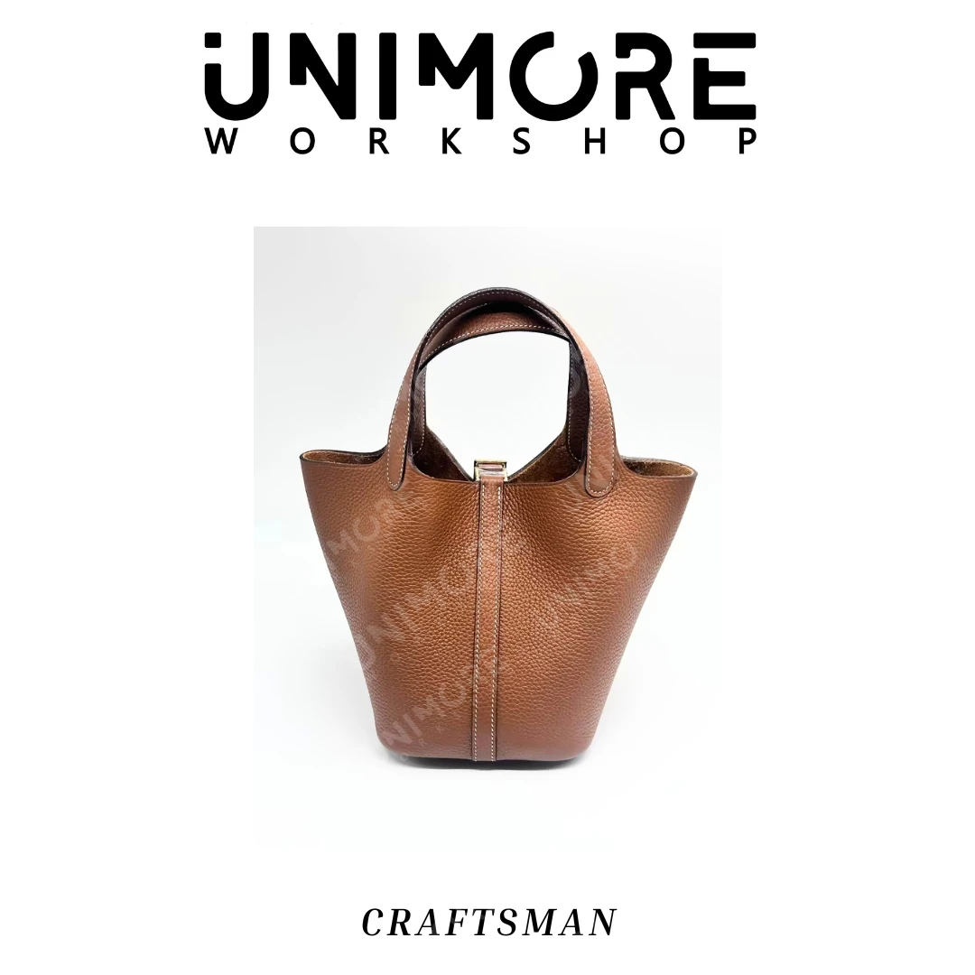 【卷毛定制】手缝蜡线 正能量水桶手提包2881-UNIMOREWORK SHOP