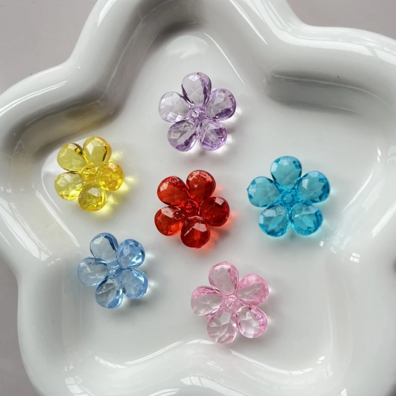 【有文精选】胖嘟嘟五叶水晶梅花太阳花花瓣手工DIY材料