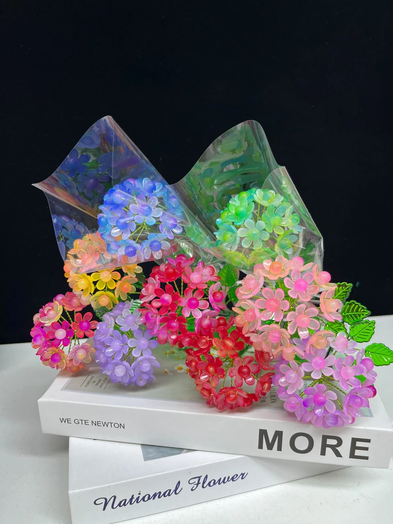 【有文精选】教师节爆款绣球花  送单支包装袋 烫金缎带 太阳花贴片