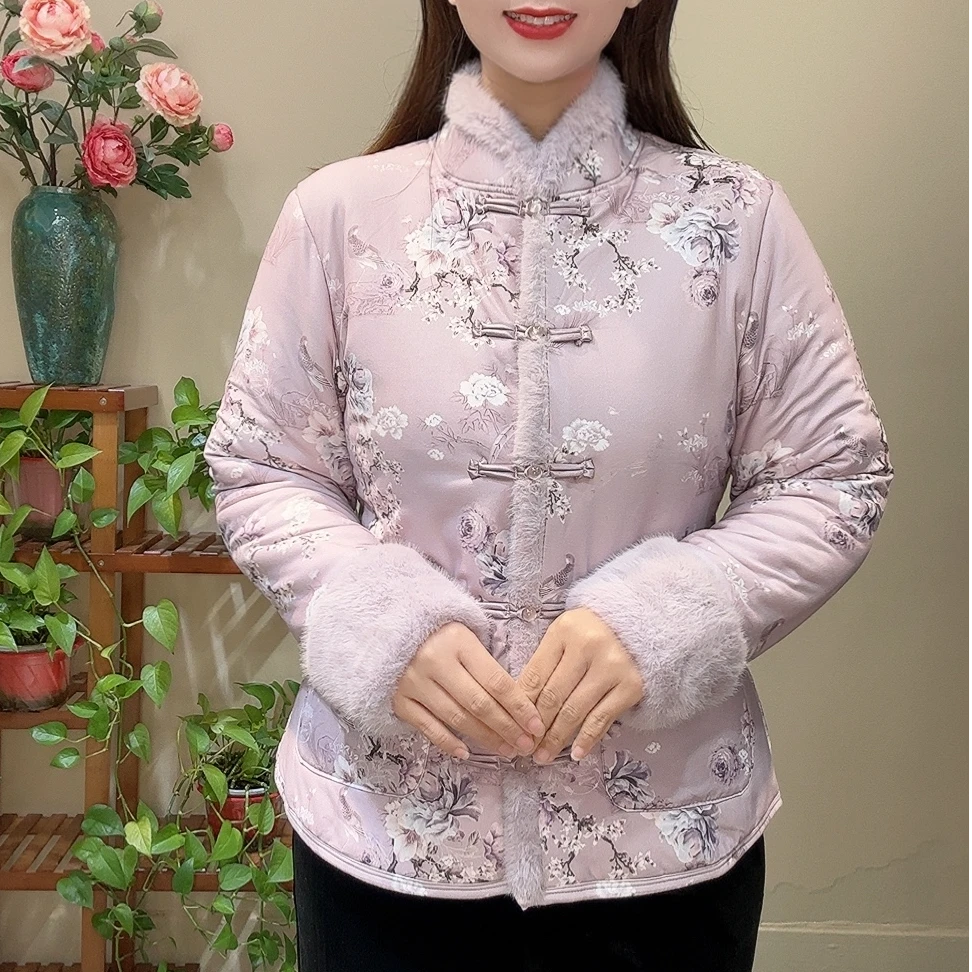国风雅韵短款小棉袄复古中式