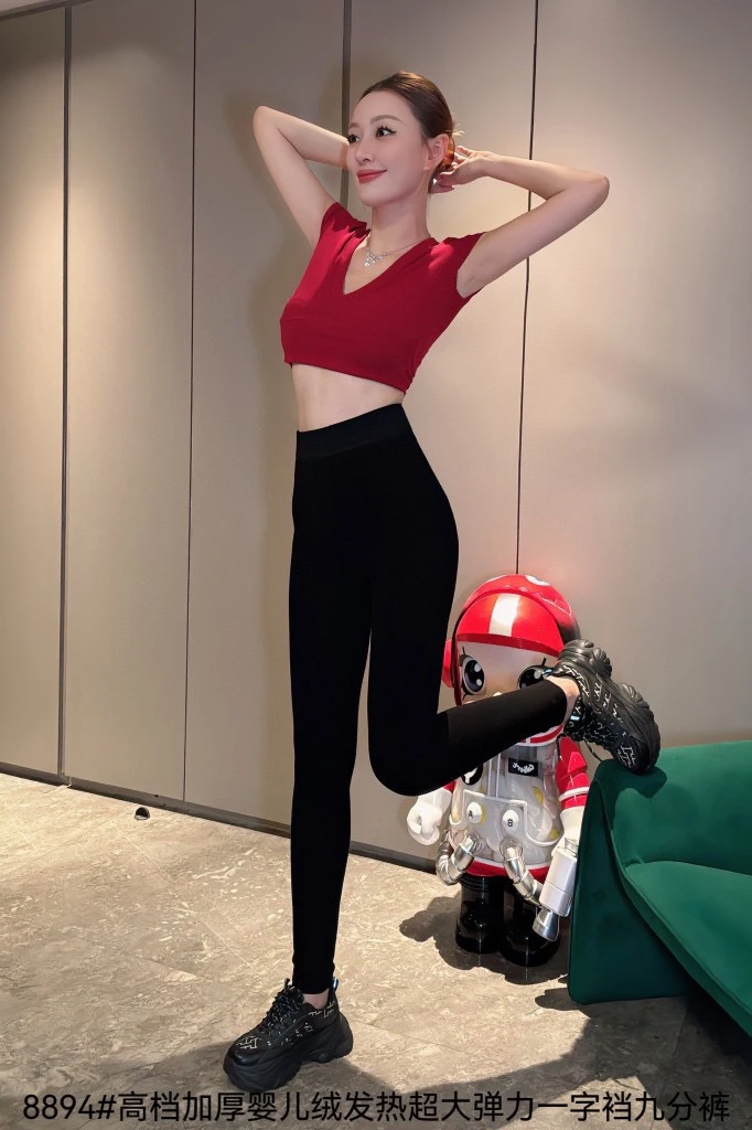 高腰加厚保暖外穿显瘦时尚长裤打底裤