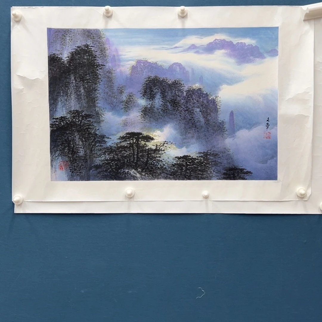 绘画绘画李文军黄山