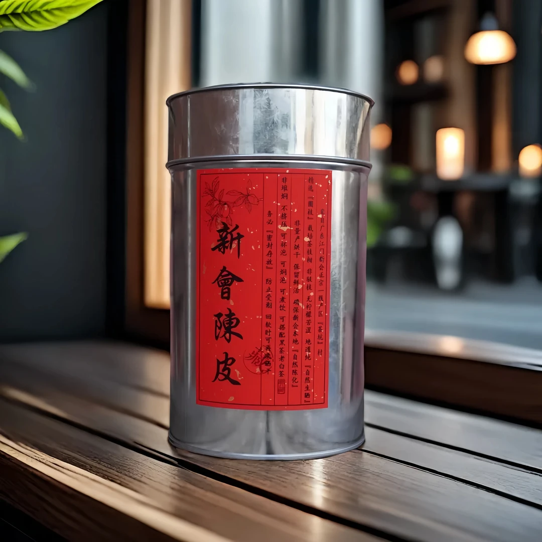 2019年新会大红皮100g/罐  茶坑纯生晒村 大红皮