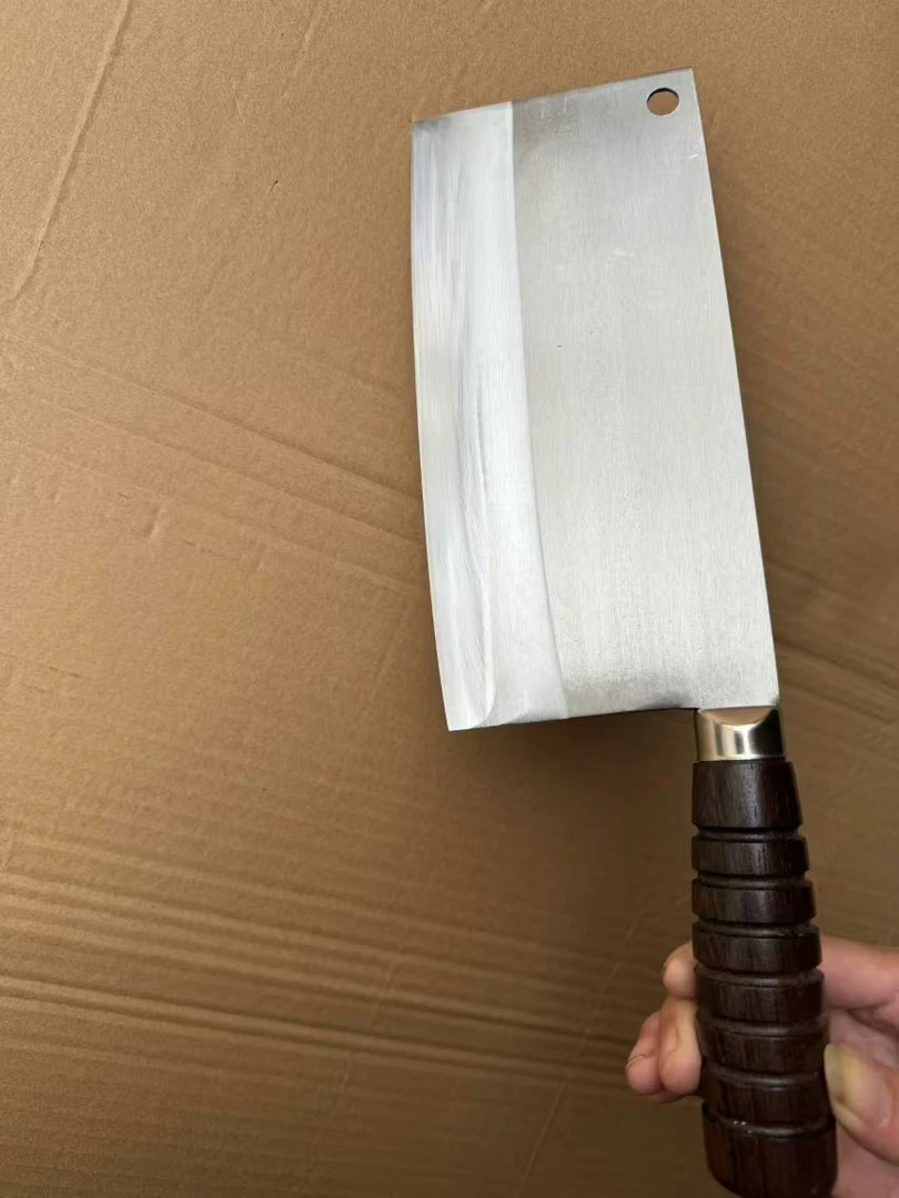 手工锻打菜刀厨师专用切片切丝片鱼片刀具持久锋利