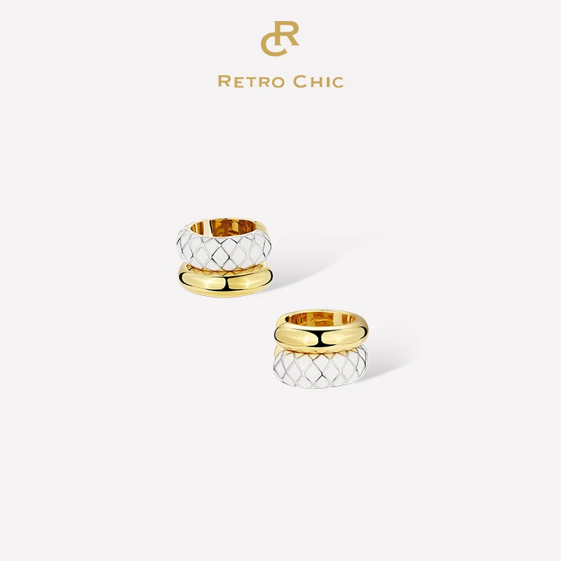 铜合金耳饰  【大英博物馆联名】系列RC RETRO CHIC白色圣蛇耳骨夹