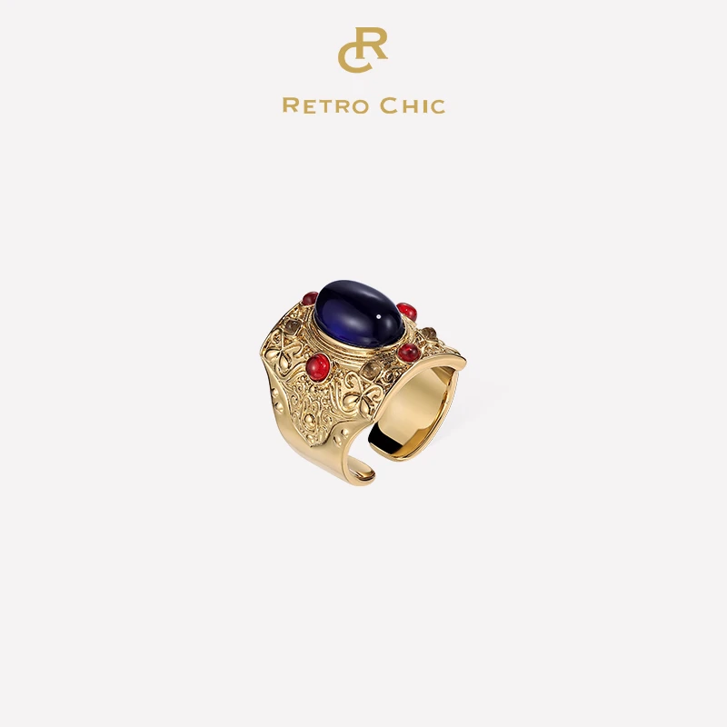 铜合金戒指 RC RETRO CHIC 意大利复古时尚首饰  拜占庭国王戒指