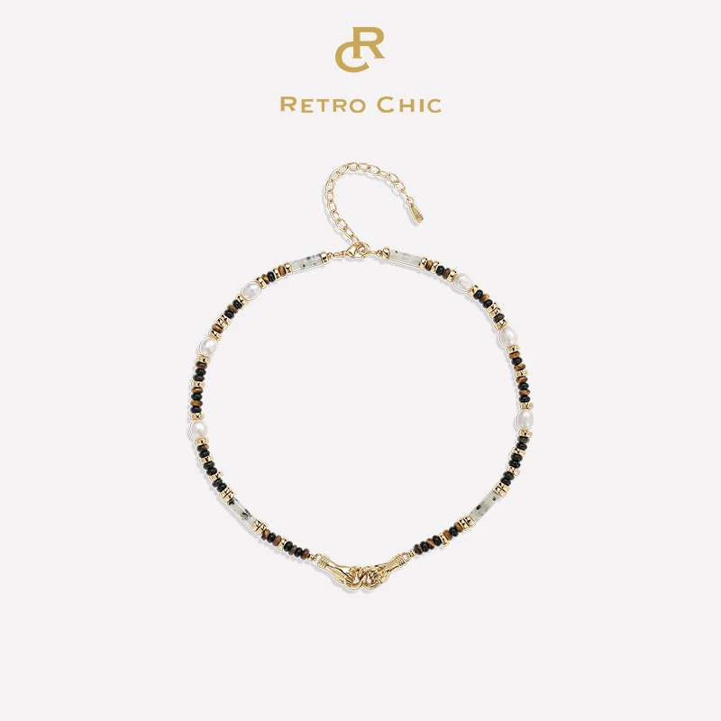 铜合金项链 RC RETRO CHIC 意大利复古时尚创意饰品 棕榈树项链