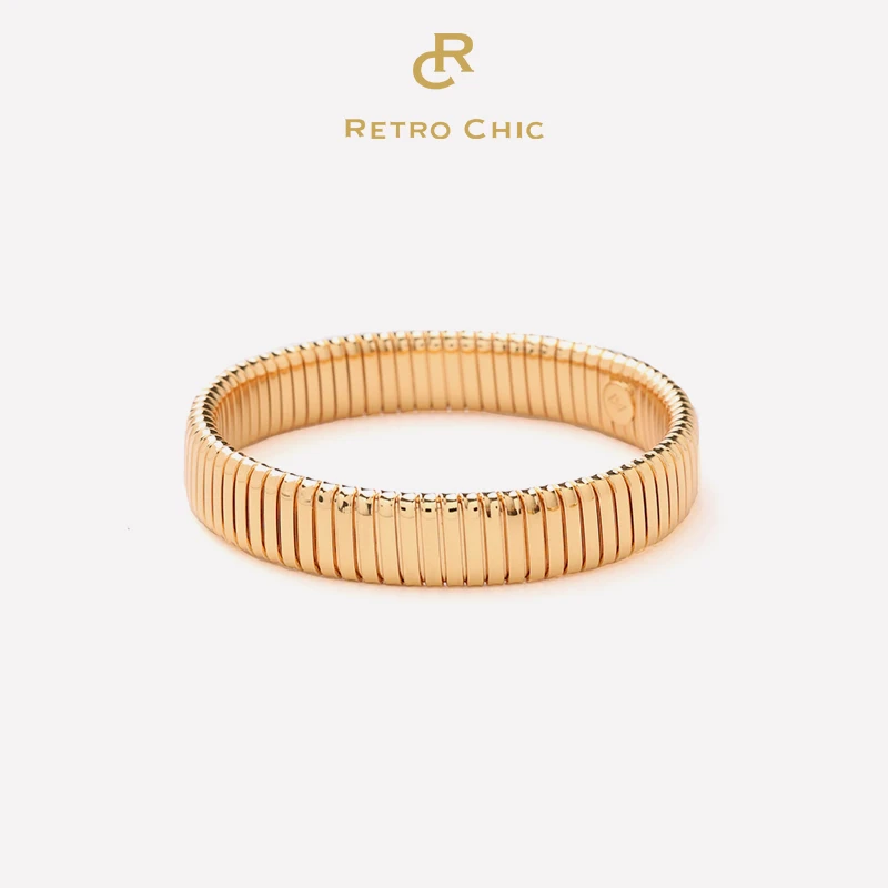铜合金手镯 RC RETRO CHIC意大利创意饰品  角斗士宽版软手镯