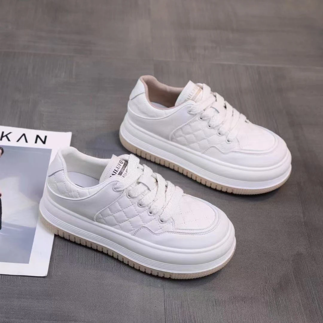 315新款百搭休闲面包鞋松糕板鞋