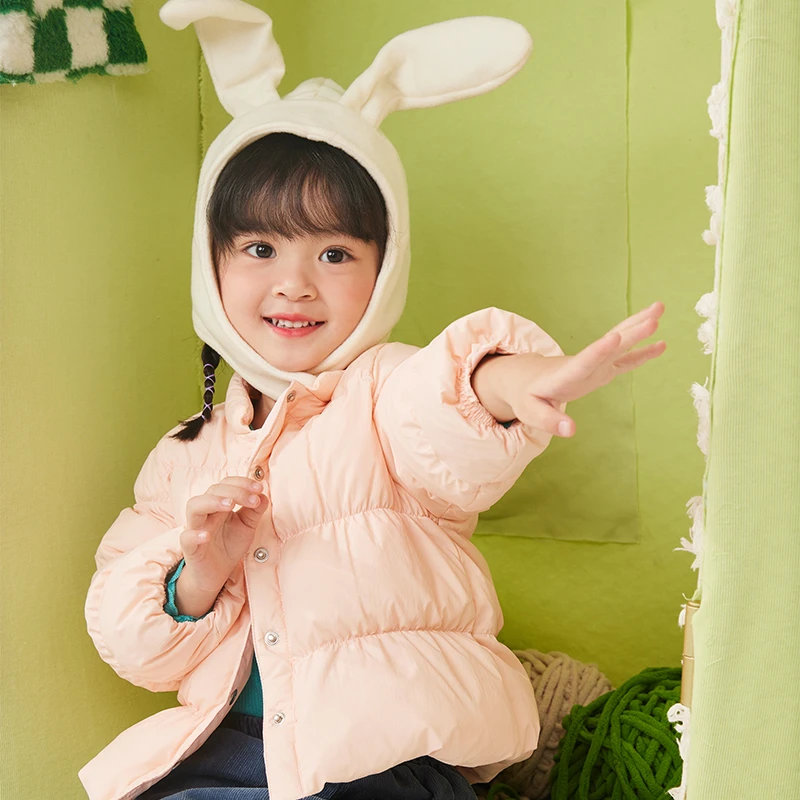白鹅绒34181235#抽褶超柔羽绒内胆 儿童羽绒服外套
