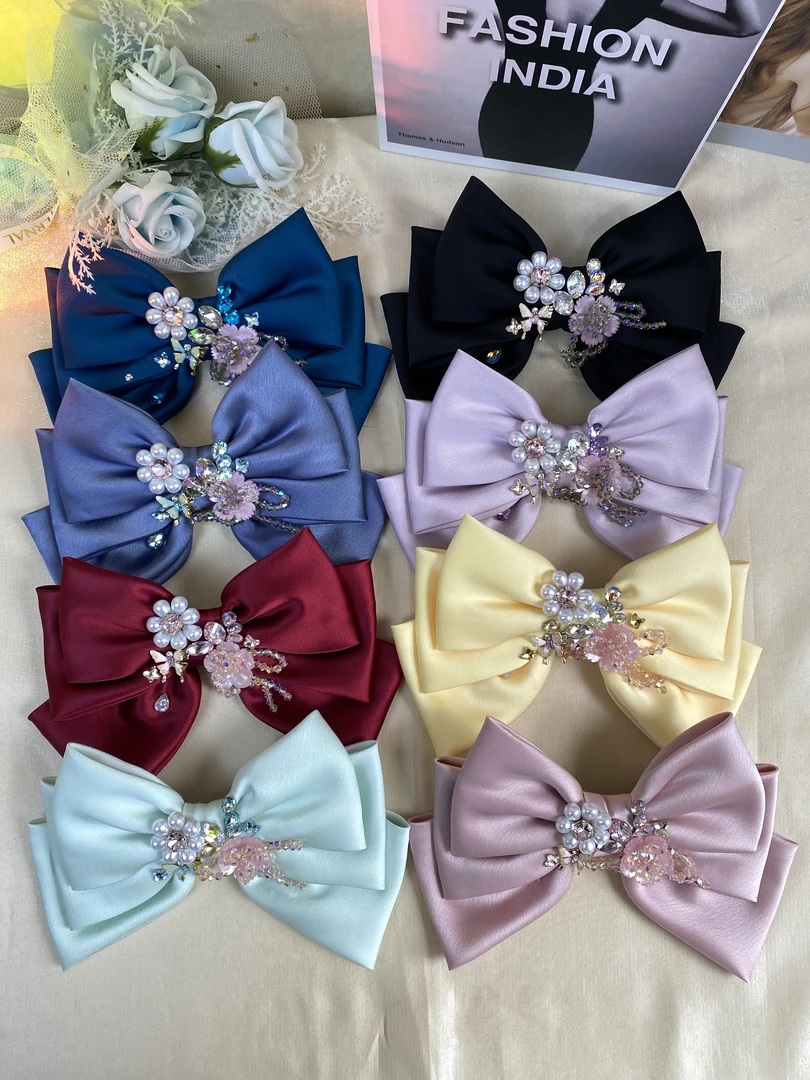 韩版原创手工轻奢时尚重工发饰