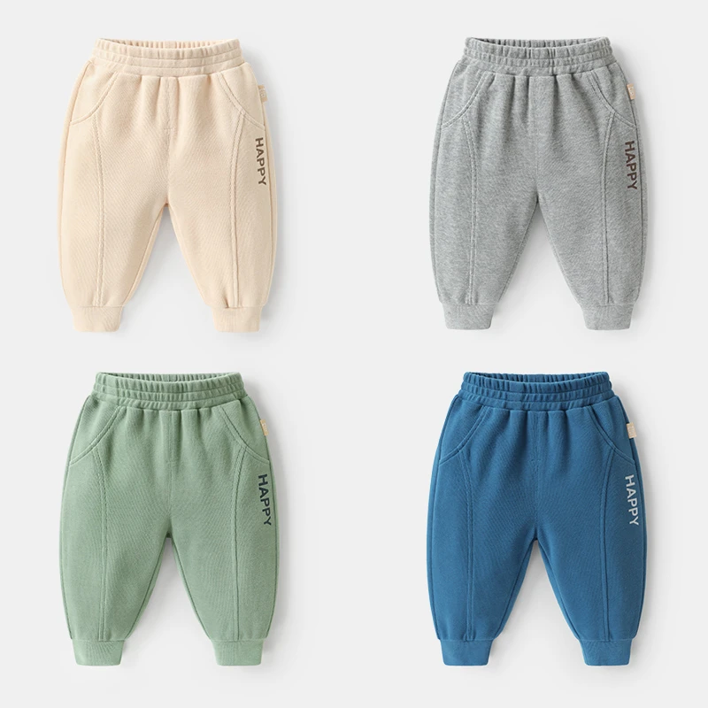 【现货】婴儿衣服休闲长裤子秋装春秋儿童男童小童运动裤潮Y8623