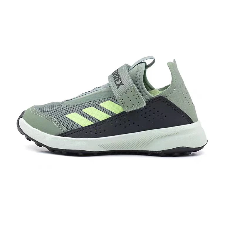 adidas阿迪达斯儿童运动跑步鞋小童网面透气舒适魔术贴跑鞋IE7628